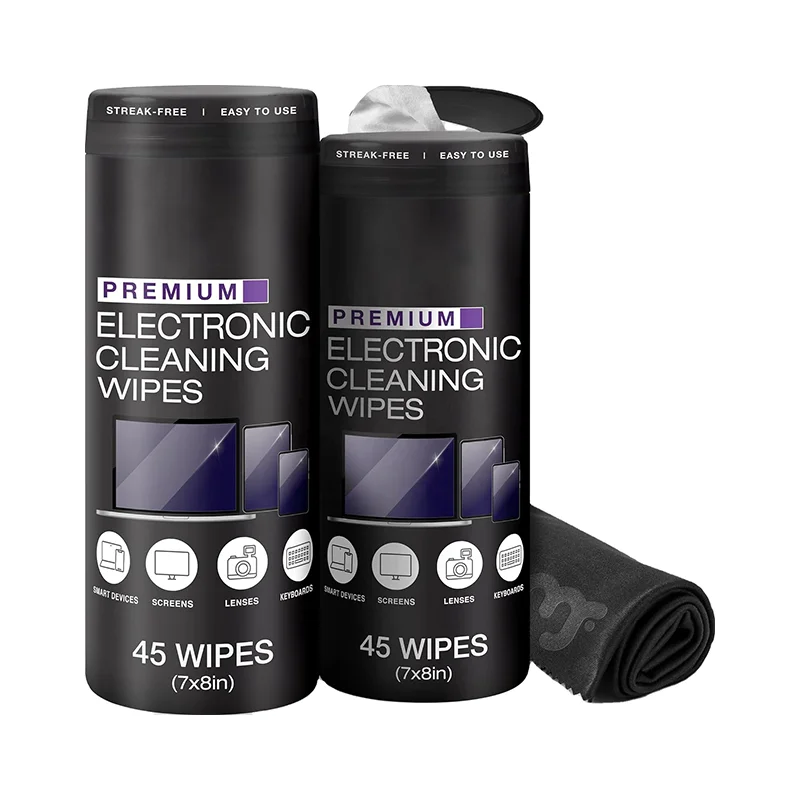 Factory Price Private Label Screen Cleaner Wipes for TVs Monitors Laptops Phones Computers and More Electronic Wipes