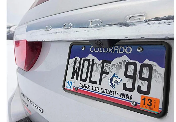 Custom US CA Silicone License Plate Frame