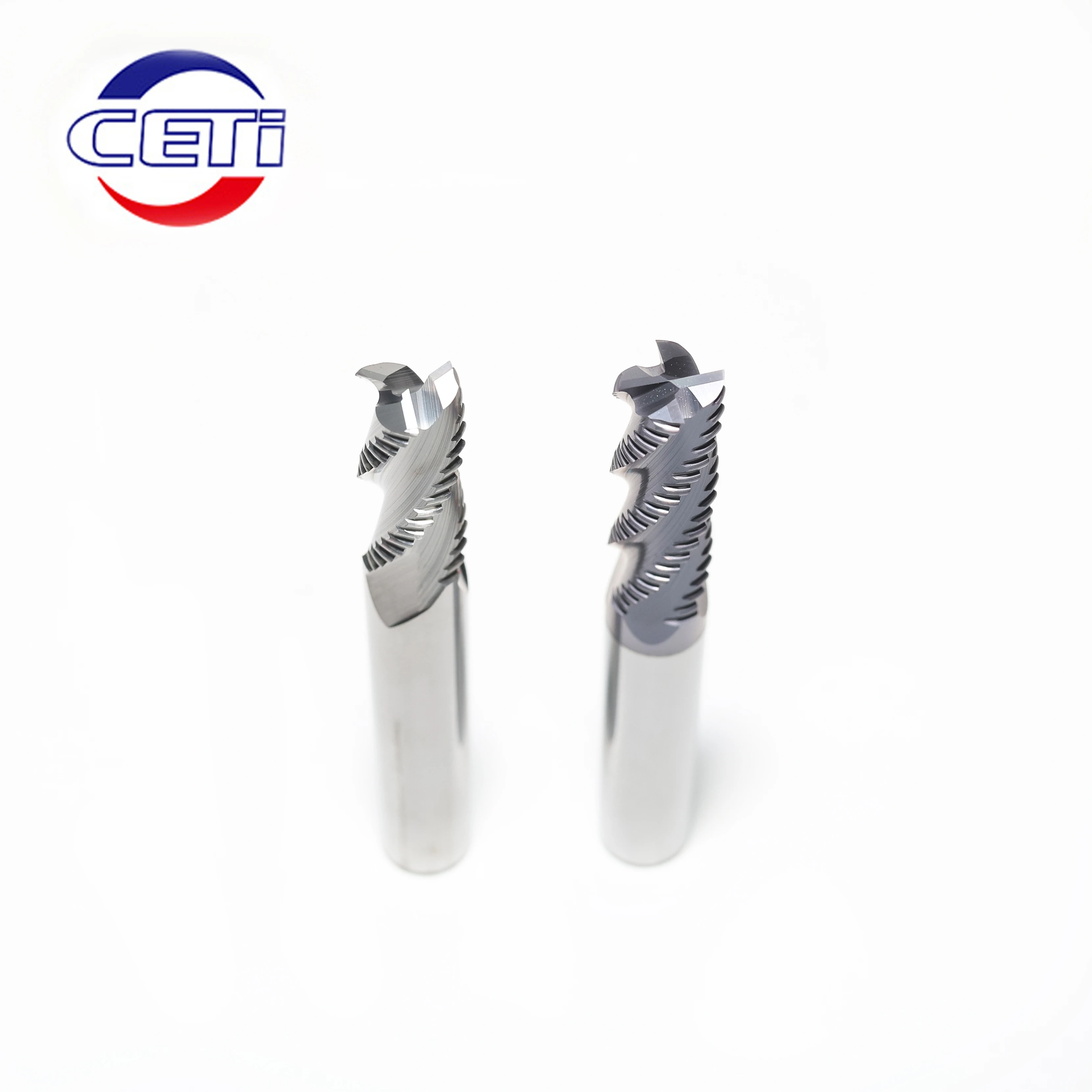 rough end mill router bits tungsten steel metal cutting tool carbide cnc rough milling cutter cnc 2 flute endmill bits 4mm