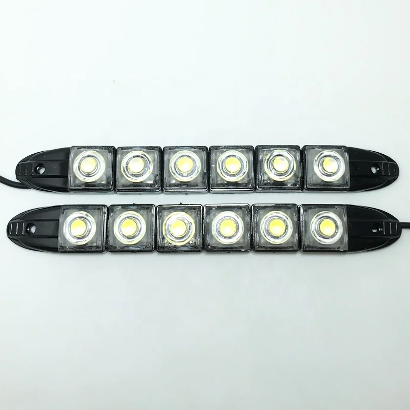 wholesale Flexible daytime running lights 6led waterproof  12v led  lightings  flexible car 5050 led strip