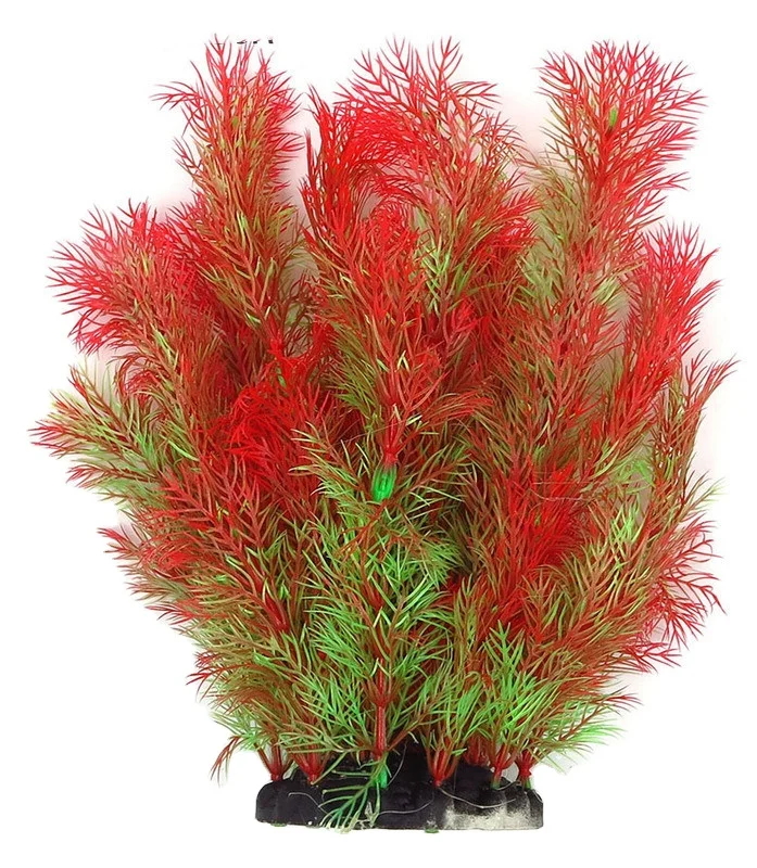 25cmartificial Aquarium Plant Decoration Fish Tank Submersible Flower Grass Ornament Decor For Aquarium Underwater Plant