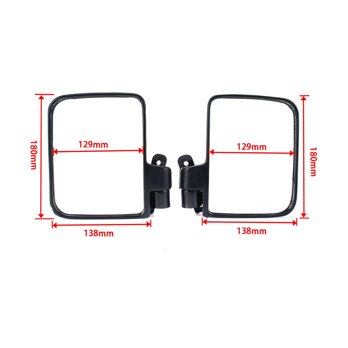 Hot selling car rearview golf cart rearview dedicated convex reversing mirror modified side mirror reflector