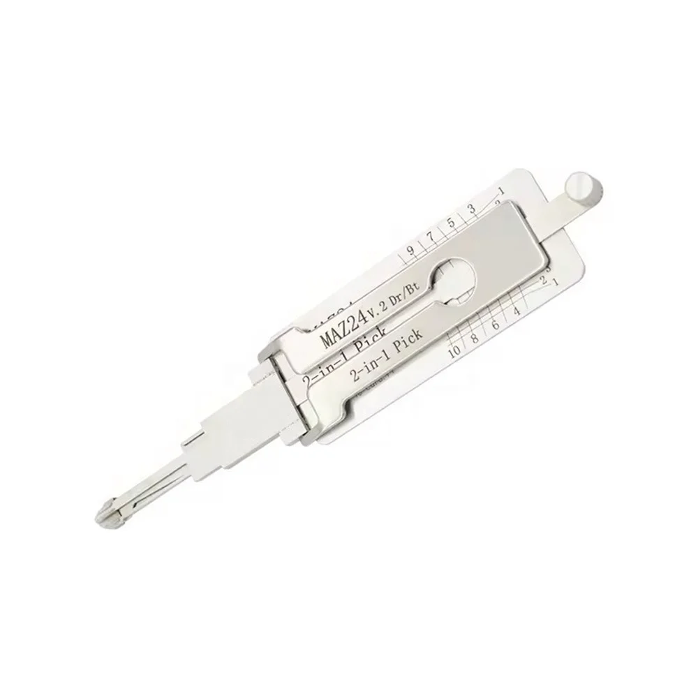 Locksmith Tool Lishi Tool 2 In 1 Lishi MAZ24 2in1 Decoder And Pick For Mazda for Souest for Haima