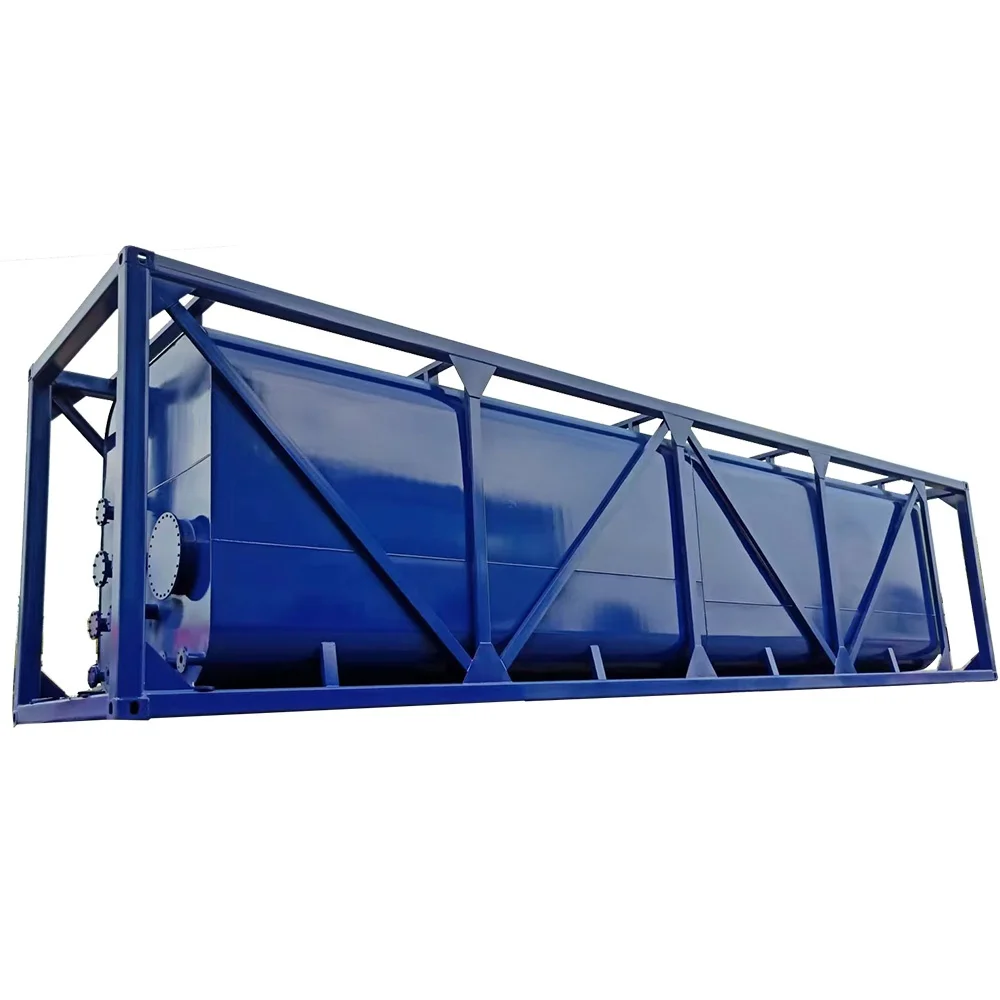 big volume  good condition 40ft waste water liquid ISO tank container