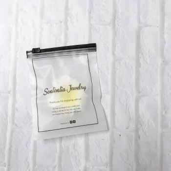 Customized Logo Printed PVC Compostable and Biodegradable Corn Starch Durable Plastic Zipper Bag