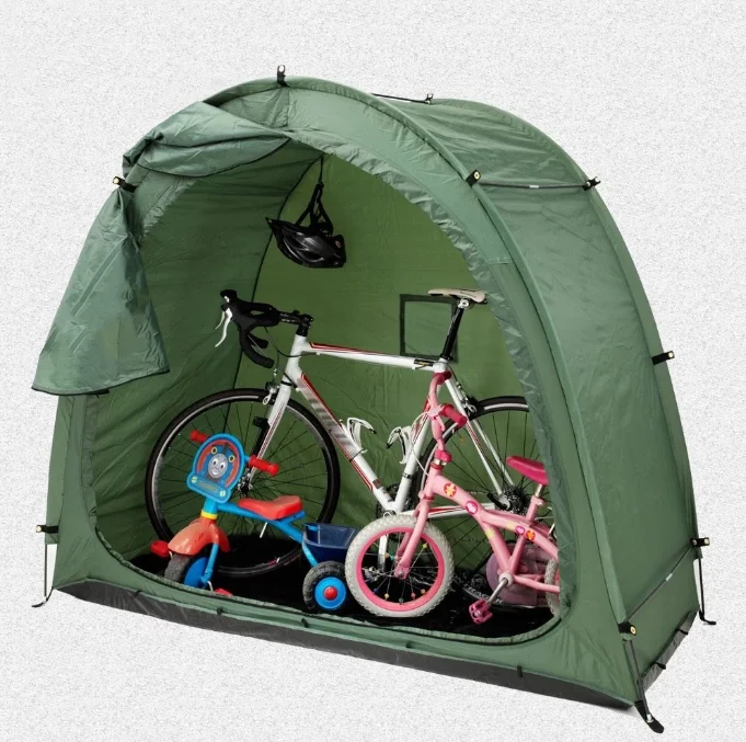 Outdoor camping bicycle green tent waterproof sunscreen fishing tent
