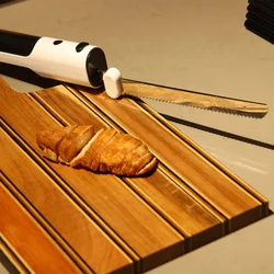 Cordless rechargeable Li battery Electric knife Electric cutting knife for meat cutting kitchen knife