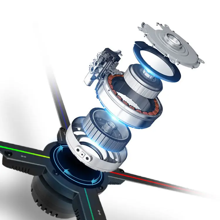 3D Hologram Fans Projector Display 4k HD1080p High Resolution Holographic Fan For Advertising