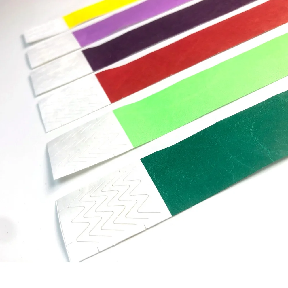 Event Wristbands Cheap Entry Event Ticket 1 Inch Sheet Tyvek Wrist Band Wristbands Paper Bracelet