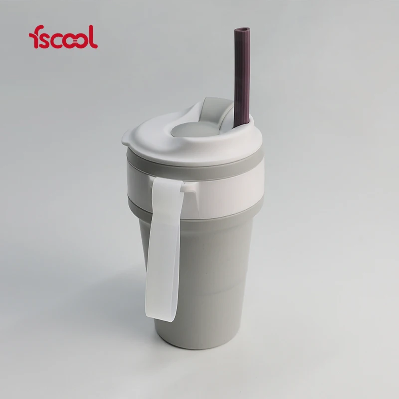 Wholesale Creative Portable Foldable Silicone Coffee Cup Collapsible Cup