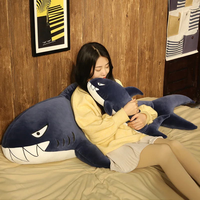 Free samples are hot on  in 2019 Plush Ocean Blue Shark Toys Super Soft Stuffed Animal Shark Dolls Best Gifts for Kids