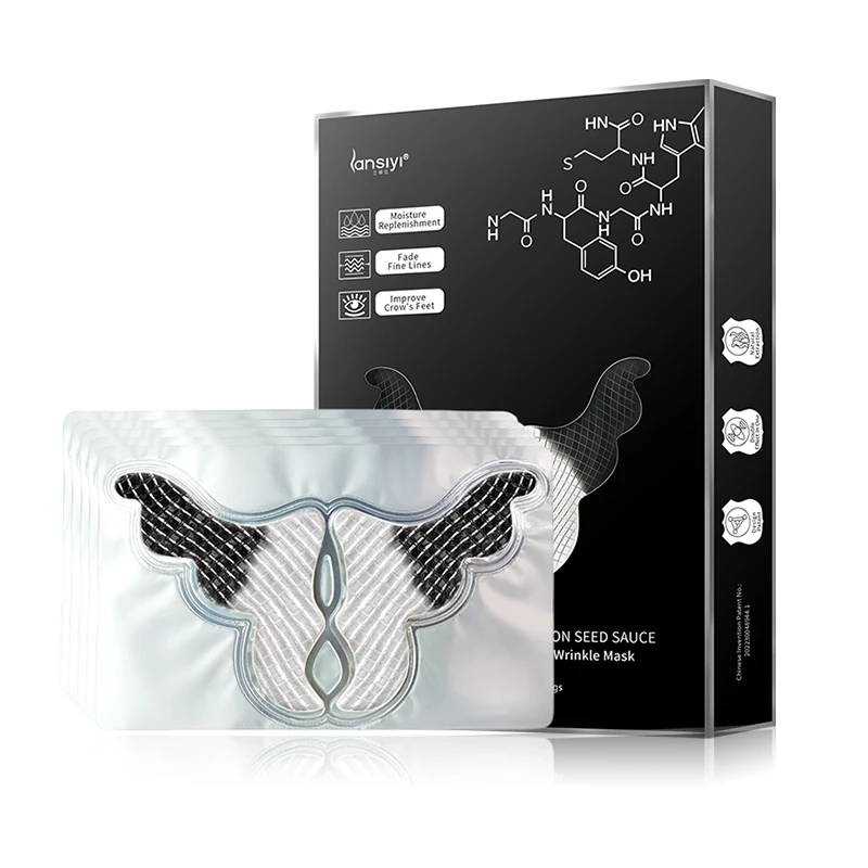 OEM Crystal Sheet Eye Mask for Women Collagen Caviar Truffle Eye Mask Retinol Hyaluronic Acid Vitamin C Reduce Dark Circles