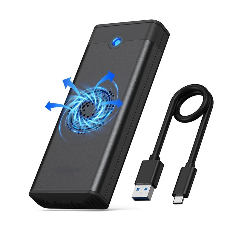 Tool Free Aluminum M.2 Nvme Ssd Case 10Gb Usb 3.1 High Speed Data Transfer Adapter Portable M.2 Nvme/Ngff Ssd Enclosure