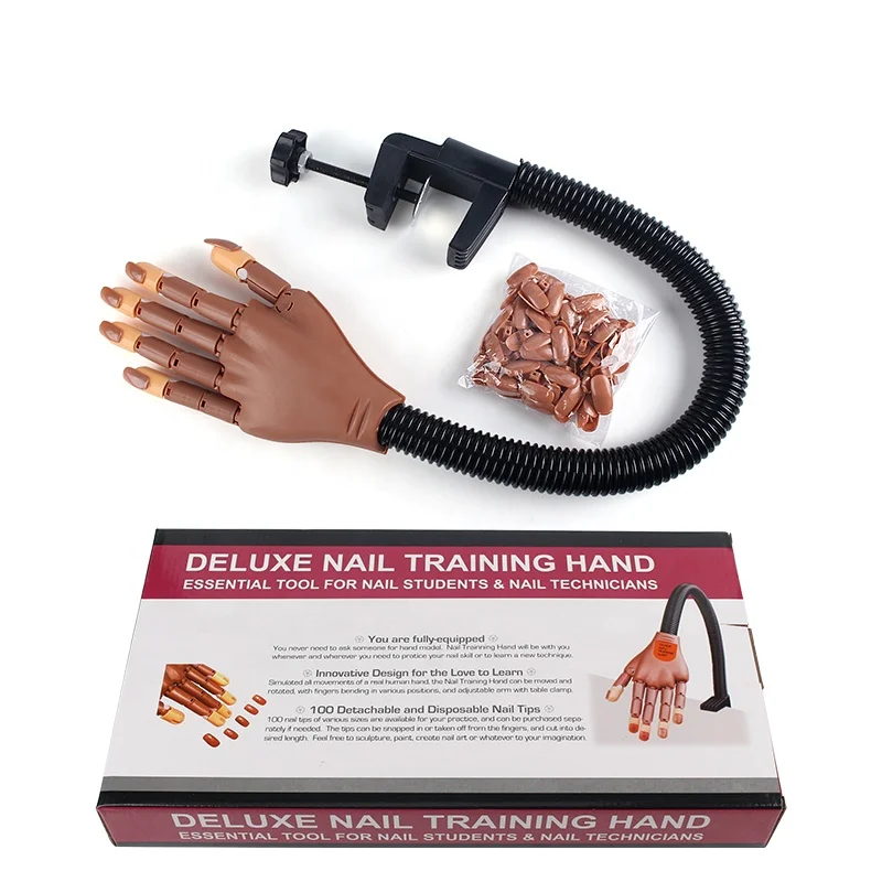 Manicure Prosthetic Hand Flexible Movable Joint Model Practice Prosthetic Hand Male And Female Mechanical Positioning Hand Model
