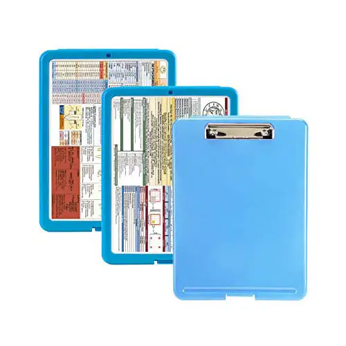 2022 Manufacturer Custom Plastic Foldable Nursing Medical Clipboard With A4 Paper Portable Storage Box for Document Protection