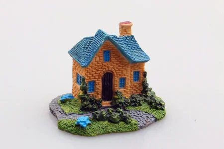 Micro-landscape DIY Decoration Psychological Sandtable Game Miniature Dollhouse Fairy Bonsai Craft Garden Landscape Resin Castle