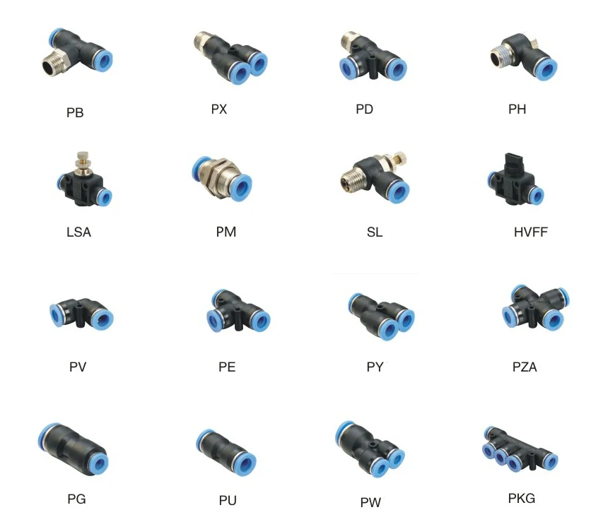 YSHUN завод PU15mm Юнион прямой Пневматический