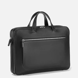 Wholesale black PU leather business men phone laptop handbag bags