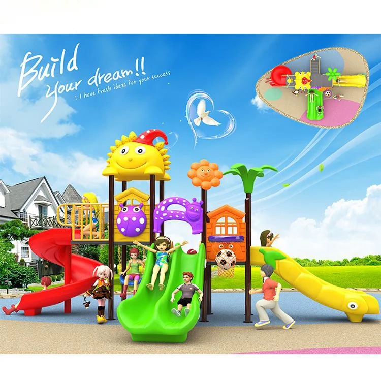 
Sale Amusement Park Games Cartoon Color Toys Kids Outdoor Plastic Playground 