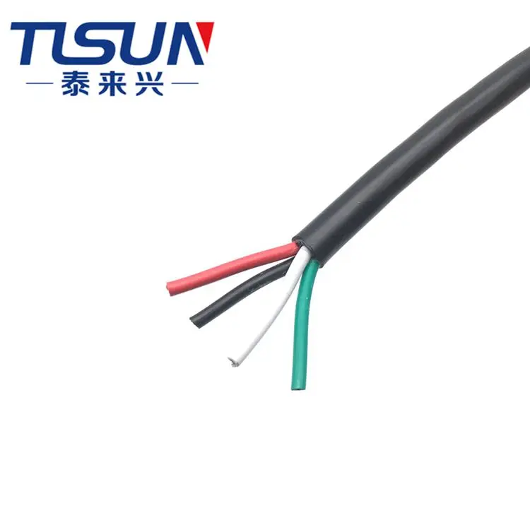 American Standard 12AWG Cable SEOW 4Core Power Cable Resistant Oil And Water Cable