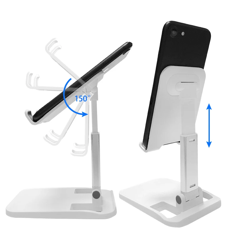 Adjustable Desktop Tablet Holder Table Cell Foldable Support Desk Mobile Phone Holder Stand for iphone 15 14 13