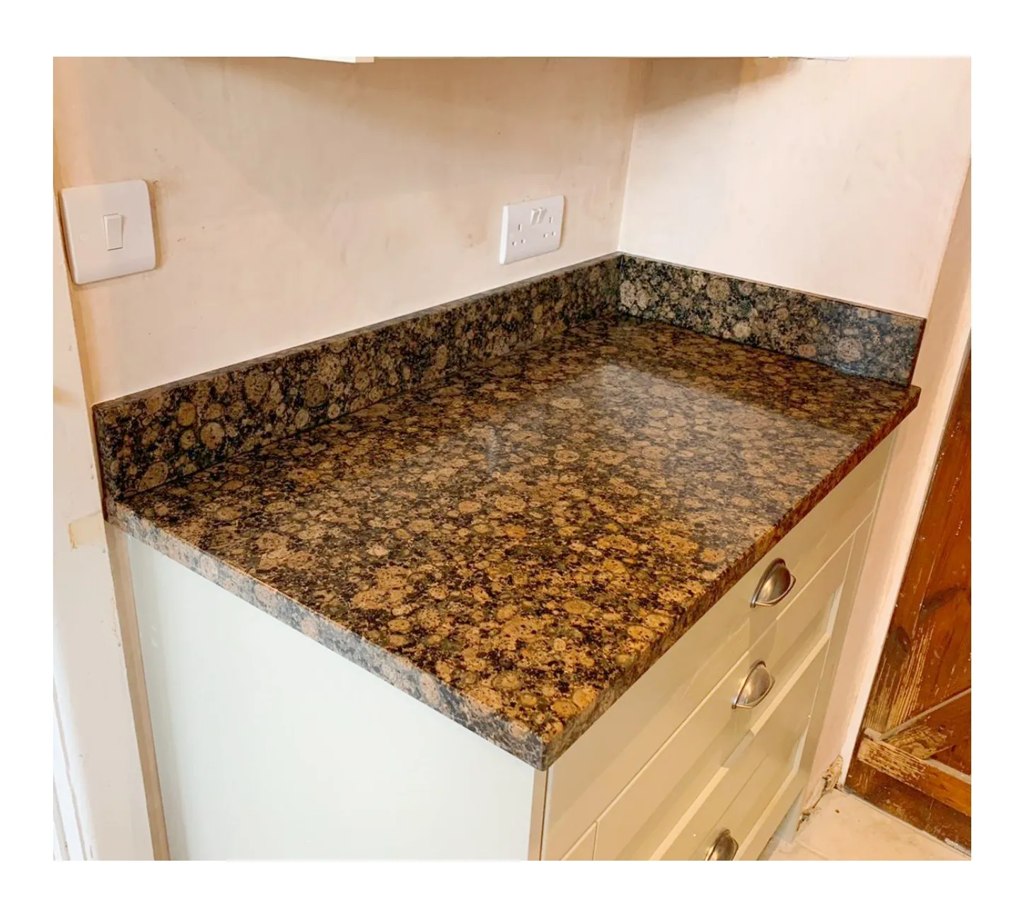 Baltic Brown Polished Granite Tile Slab For Kitchen Countertop Outdoor Floor Wall Tile