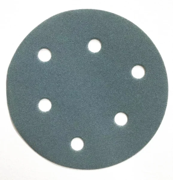 Ready To Ship 5inch 8holes Round Sand Paper Sanding Discs For Air Orbital Sander