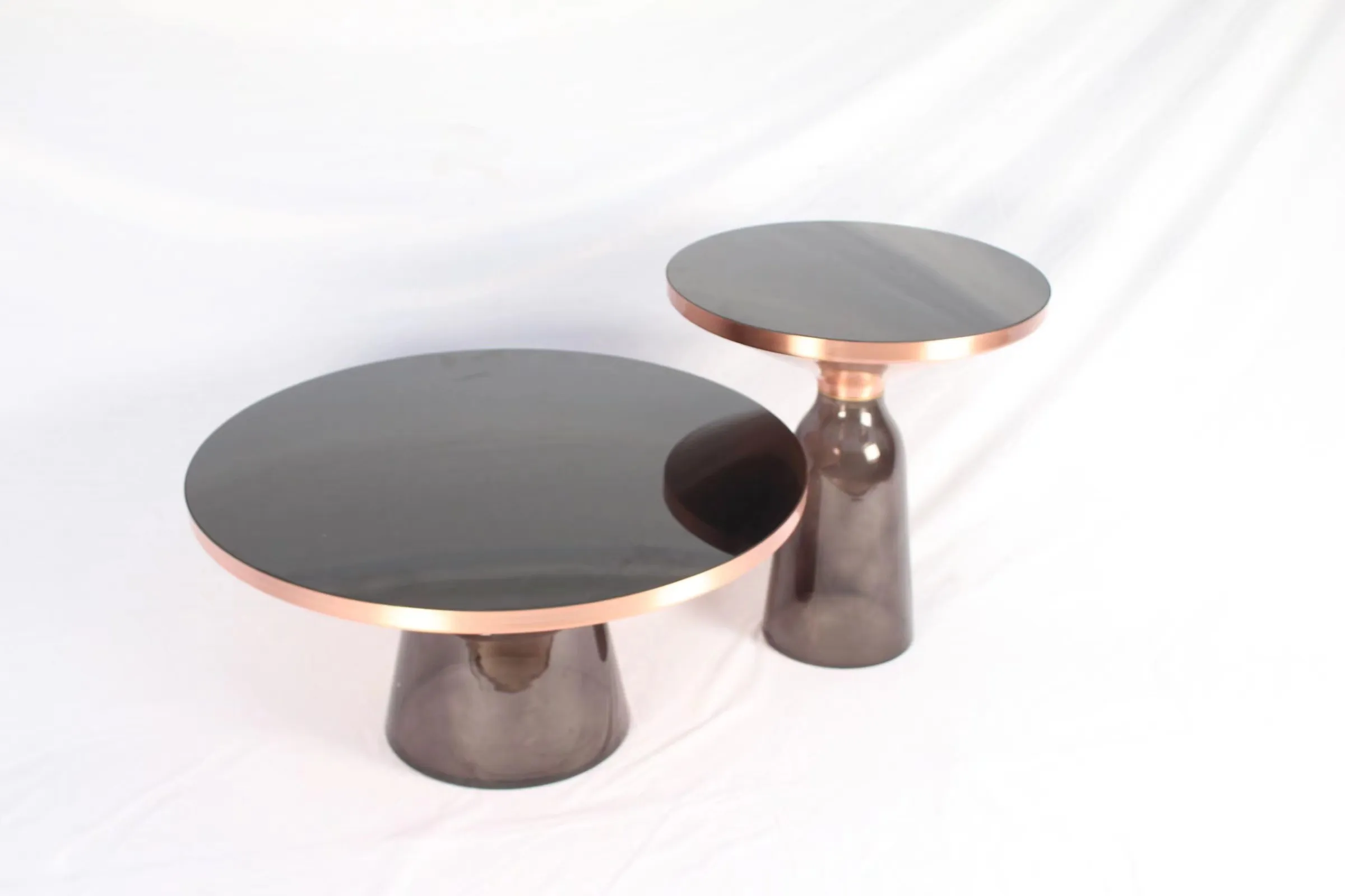 Hot Sale Living Room Furniture Design Modern Glass Top Gold Leg Coffee Table For Sale