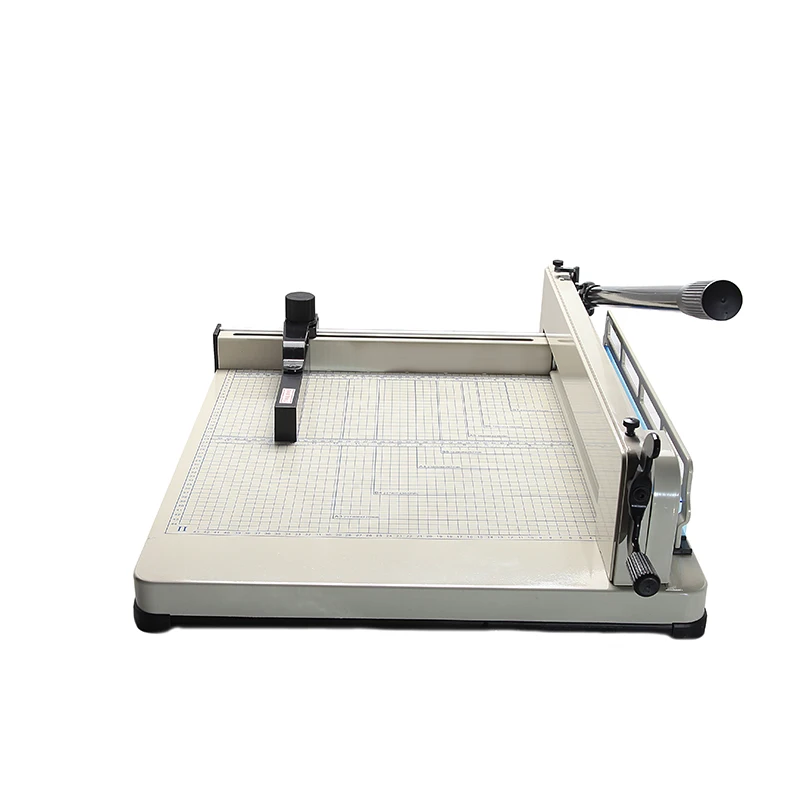 Contemporary China  Table Top Guillotine Paper Cutter China Pneumatic Round Knife Paper Board Cutter