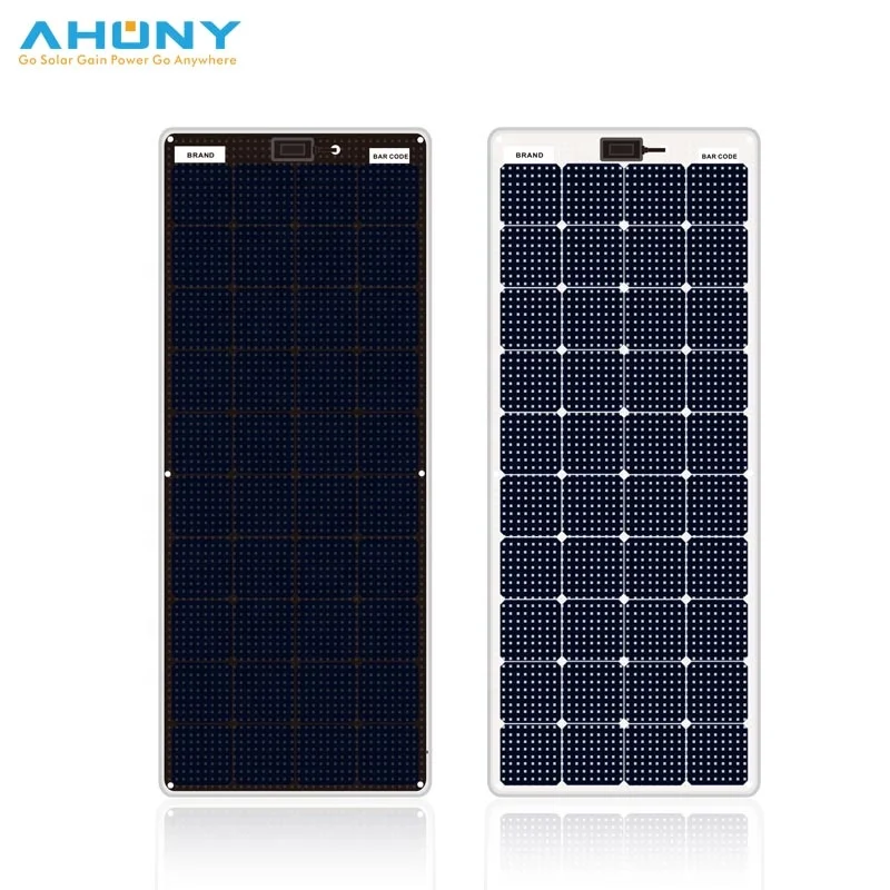 semi rigid solar panel 40w walk step drive on IBC solar cells CE ROHS salt mist test with high efficiency for home leisure use