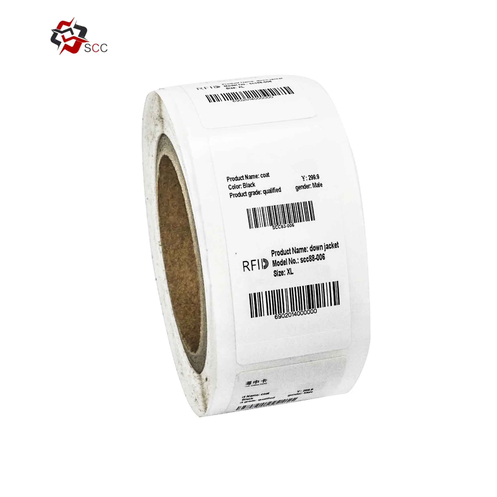 Индивидуальные ISO18000-6C 860-960 МГц UHF RFID одежды бирки с Impinj Alien