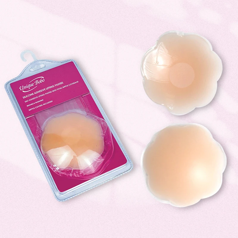 INVISFEEL Hot selling push-up underwear bra pad lifting silicone nipple cover reusable nipple cover