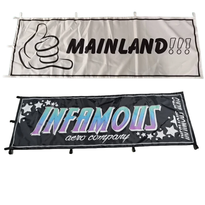 High Quality Sublimation Japanese Products Banner Polyester Fabric 180x60cm Custom Print Nabori Noburi Nobori Flag with Pole