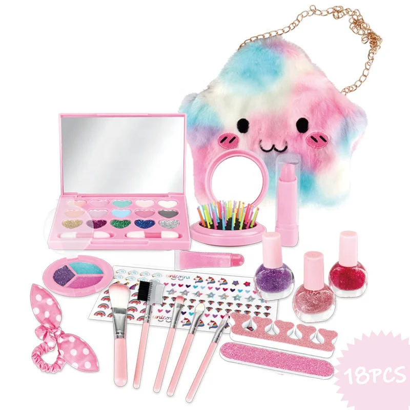huanuo pretend play toy beauty gift cosmetics set makeup for girl