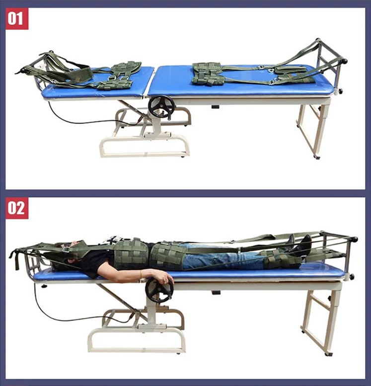 Wholesale medical cervical traction bed multi lumbar disc herniation recovery bed lumbar spine correction stretching bed