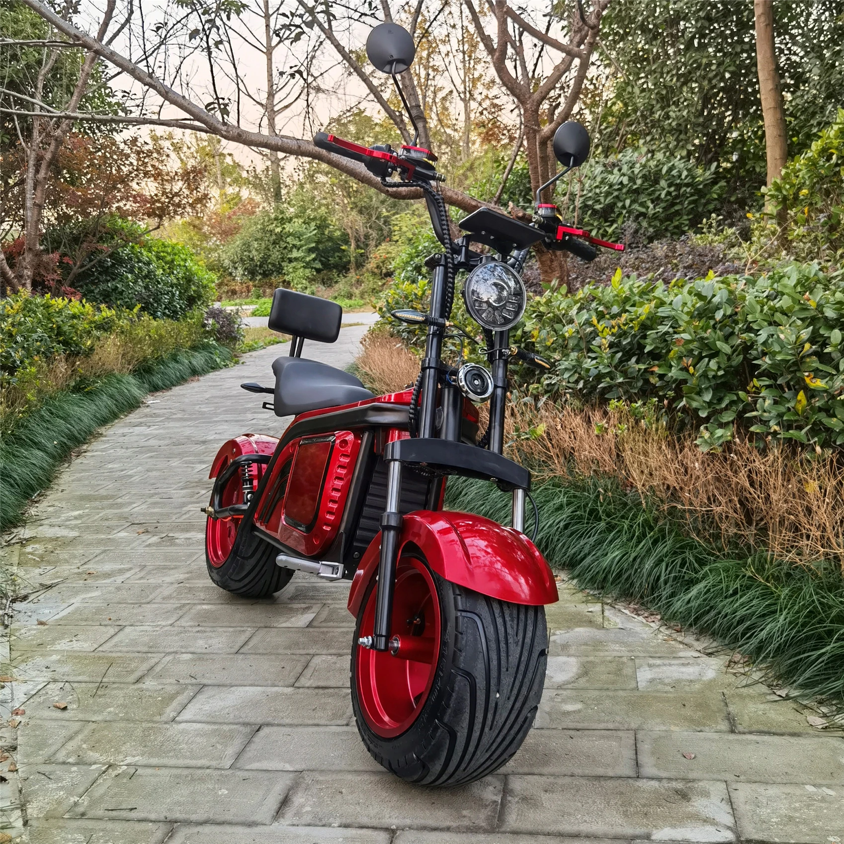 Yidegreen  2000W Urban City Cooling Motorbike Moto Blue Tracker Racer Cycles Electric Motorcycle