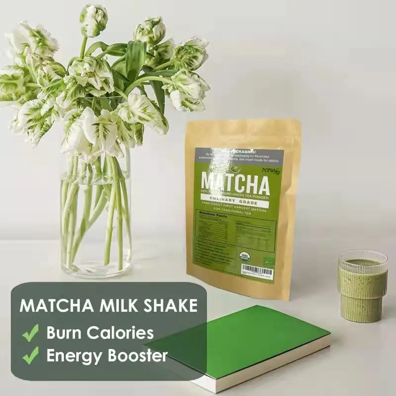 Produced In China And Exported To Japan Ceremonial Grade Certified Organic Matcha Green Tea Powder