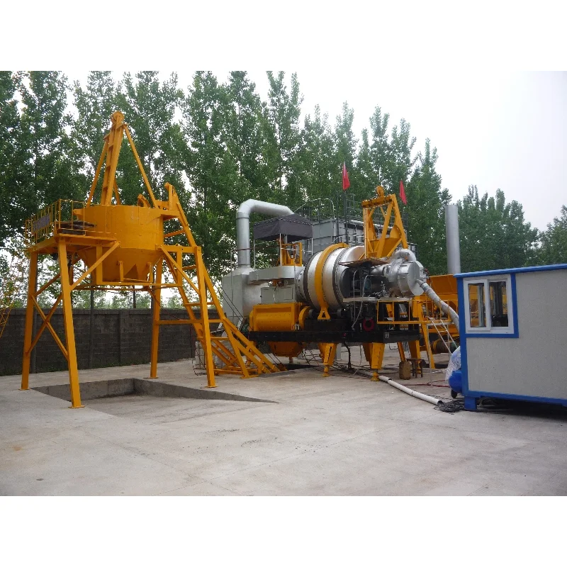 Movable Hot Mixing Forced Asphalt Batching Plant Mobile Asphalnt Station