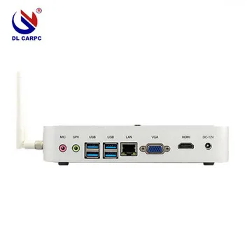DL mini destop безвентиляторный ПК процессор core i3/i5/i7 Intel J1900 системная плата с двойной