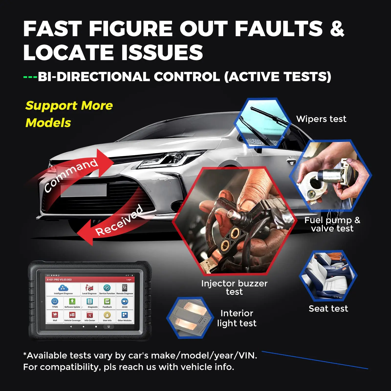 2023 100% Original Launch X431 Pros V 1.0 X 431 Vpro X-431 X431 Obd2 Car Escaner Auto Diagnostic Scanner Tools for All Cars