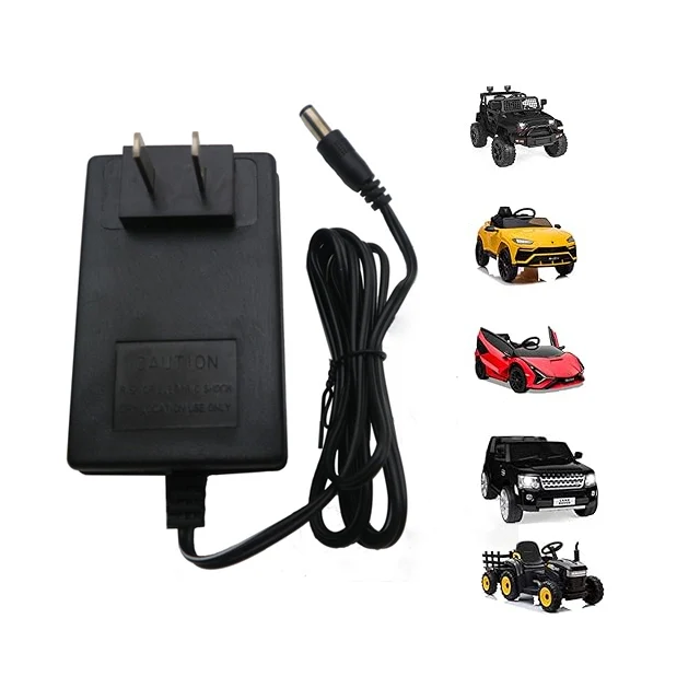 Round Hole 12V 1000mA Children Ride On Car Charger AC Adapter Electric Powerd Toys Battery Supply Replacement