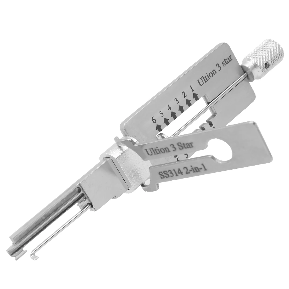 Новые слесарные декодеры из нержавеющей стали SS314 lishi 2 в 1