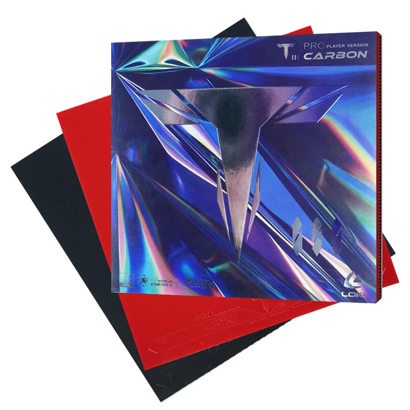 Loki T3 Carbon professional non-sticky pingpong racket rubber Fast break rubber table tennis for competition