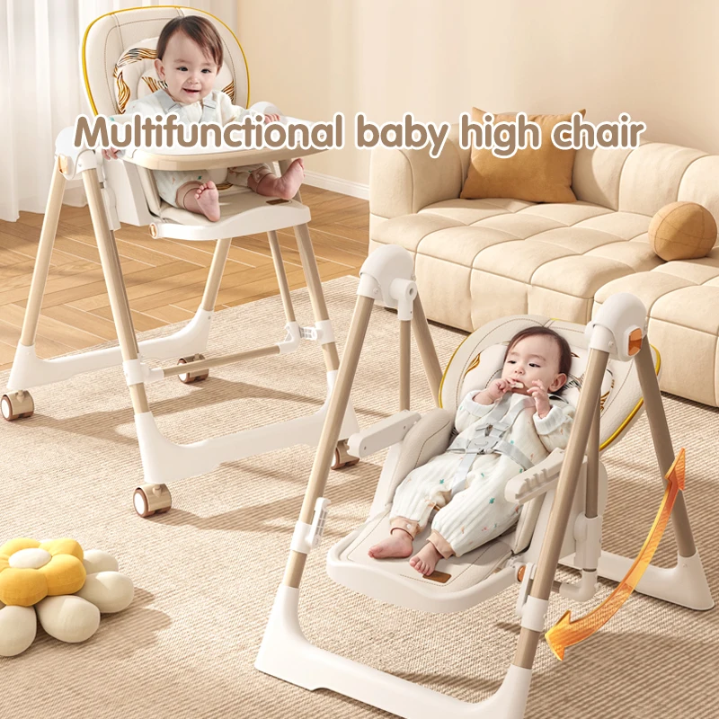 Baby High Chair Travel Infant Comfortable Armchair Portable Baby Feeding Chair Adjustable High Chair