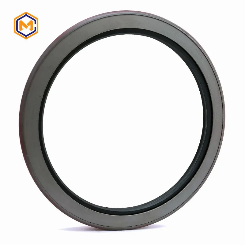 Double-Lip Hydraulic TA Spring Oil Seals Various Materials Including NBR FKM Silicone Steel Anti-Dust Skeleton Pump Shaft Seal