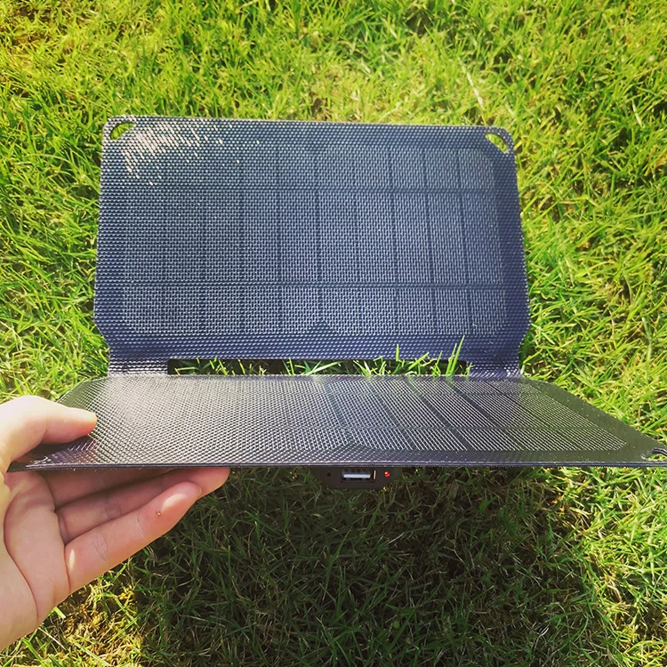 Professional Manufacture Cheap Emergency ETFE foldable solar power 10 Watt Solar Panel Charger