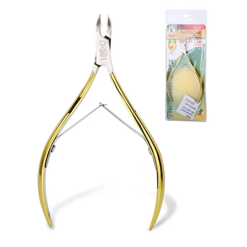 Cheap price wholesale D501 D503 white paper card pedicure manicure cuticle nail nipper sharpening