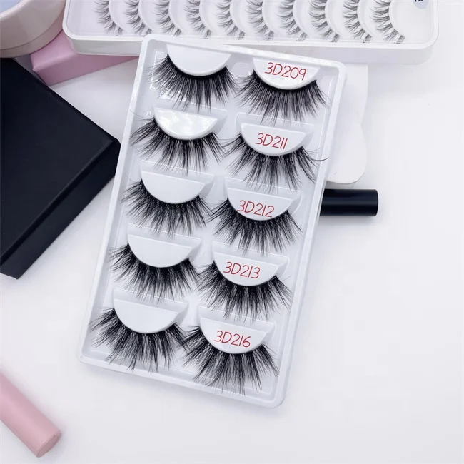 Clear Band Softer Eyelash Companies For Vegan Lashes Lovely Eyelashes Popular Style