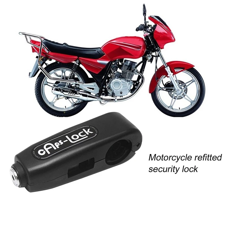 Universal Motorcycle Scooter Handlebar Grip Lock Upgraded Light Weight Anti Theft