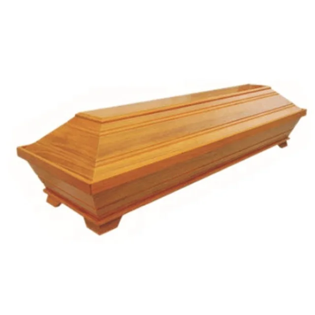 Oak funeral caskets color coffin poland